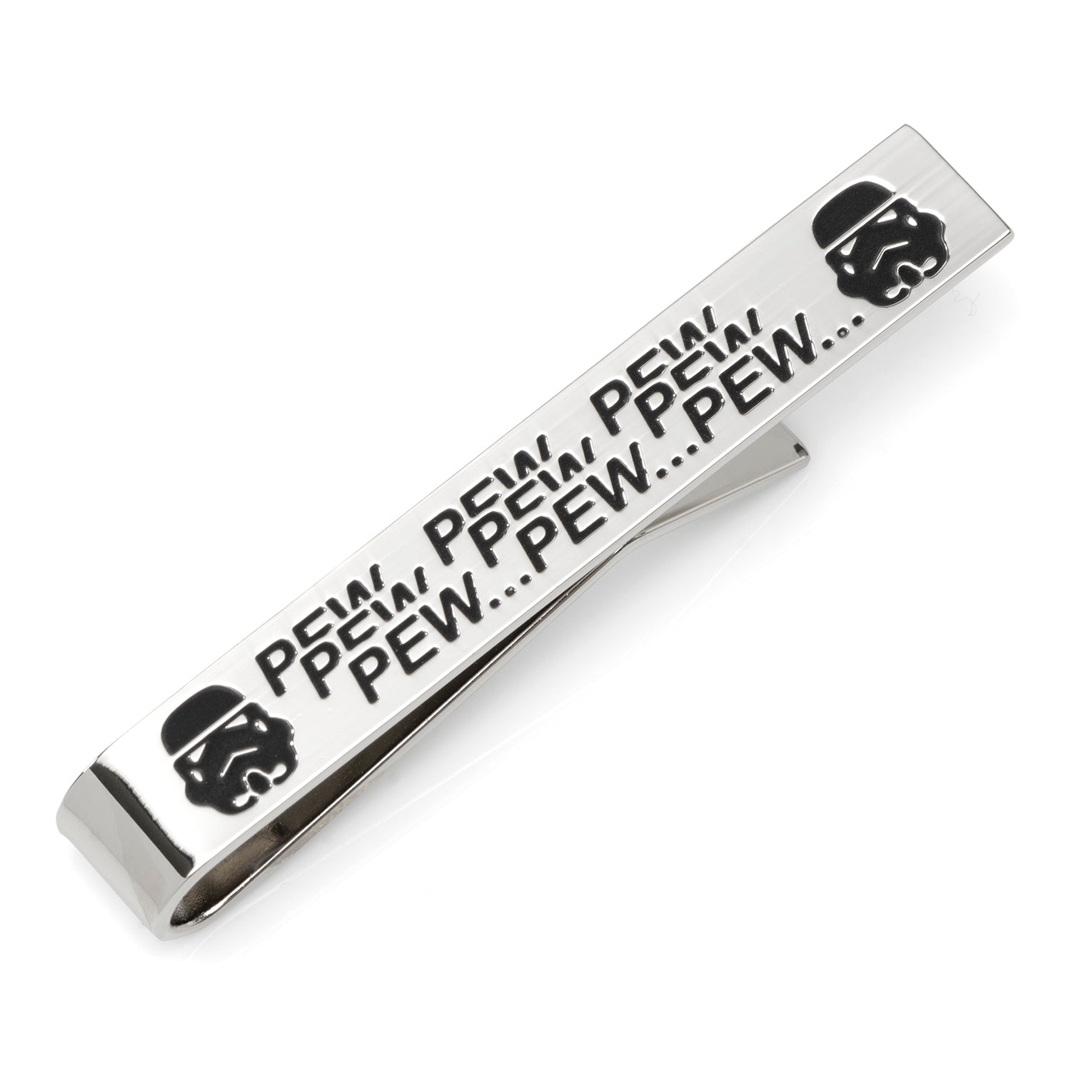 Star Wars Stormtrooper Pew Pew Pew Tie Bar by Cufflinks.com
