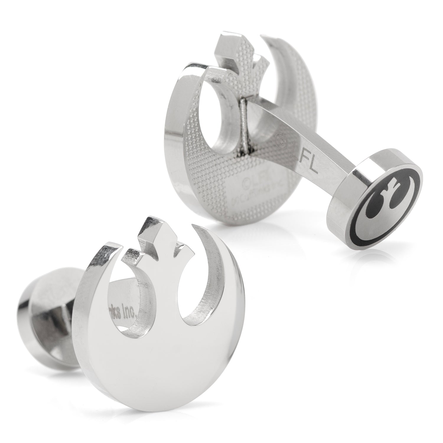 Star Wars Rebel Alliance Crest Stainless Steel Cufflinks by Cufflinks.com