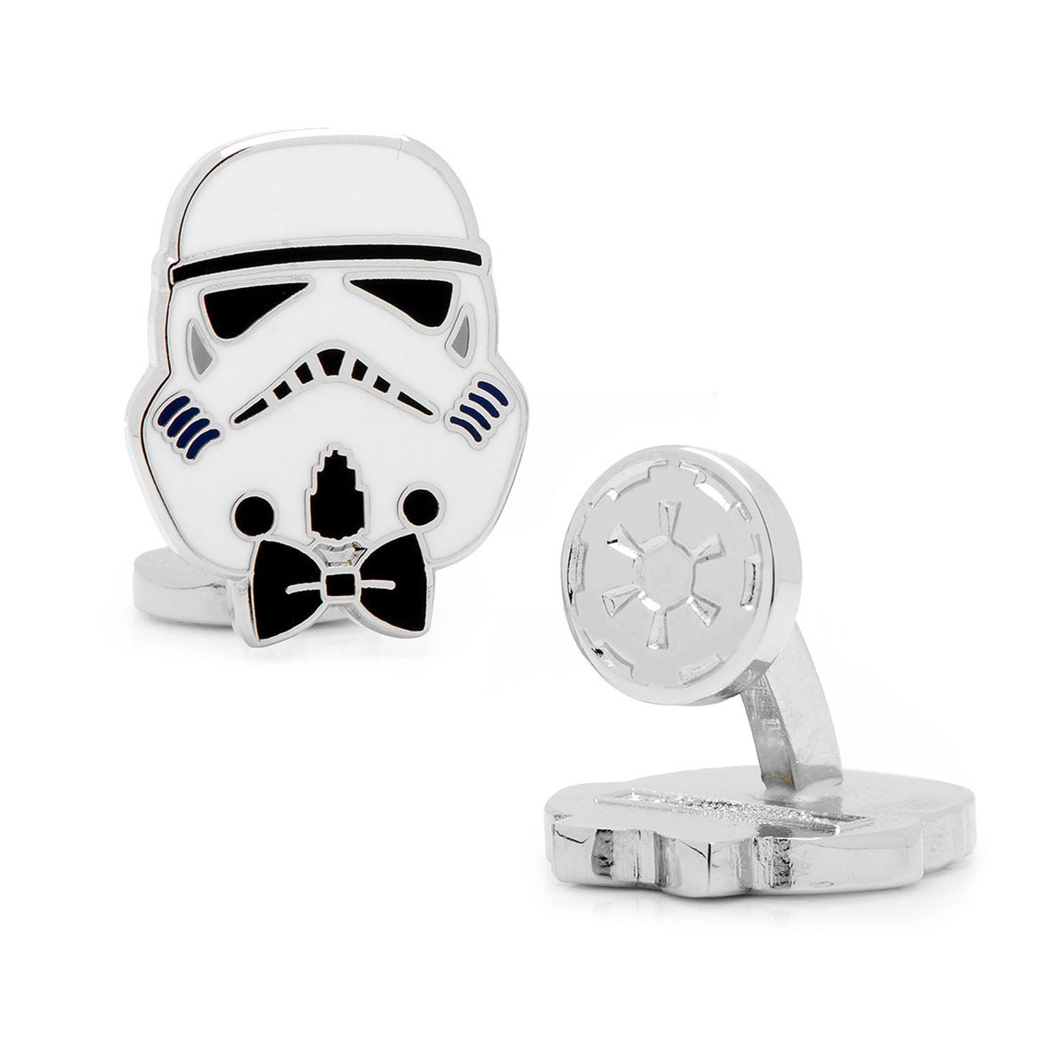 Star Wars Stormtrooper with Bow Tie Cufflinks by Cufflinks.com