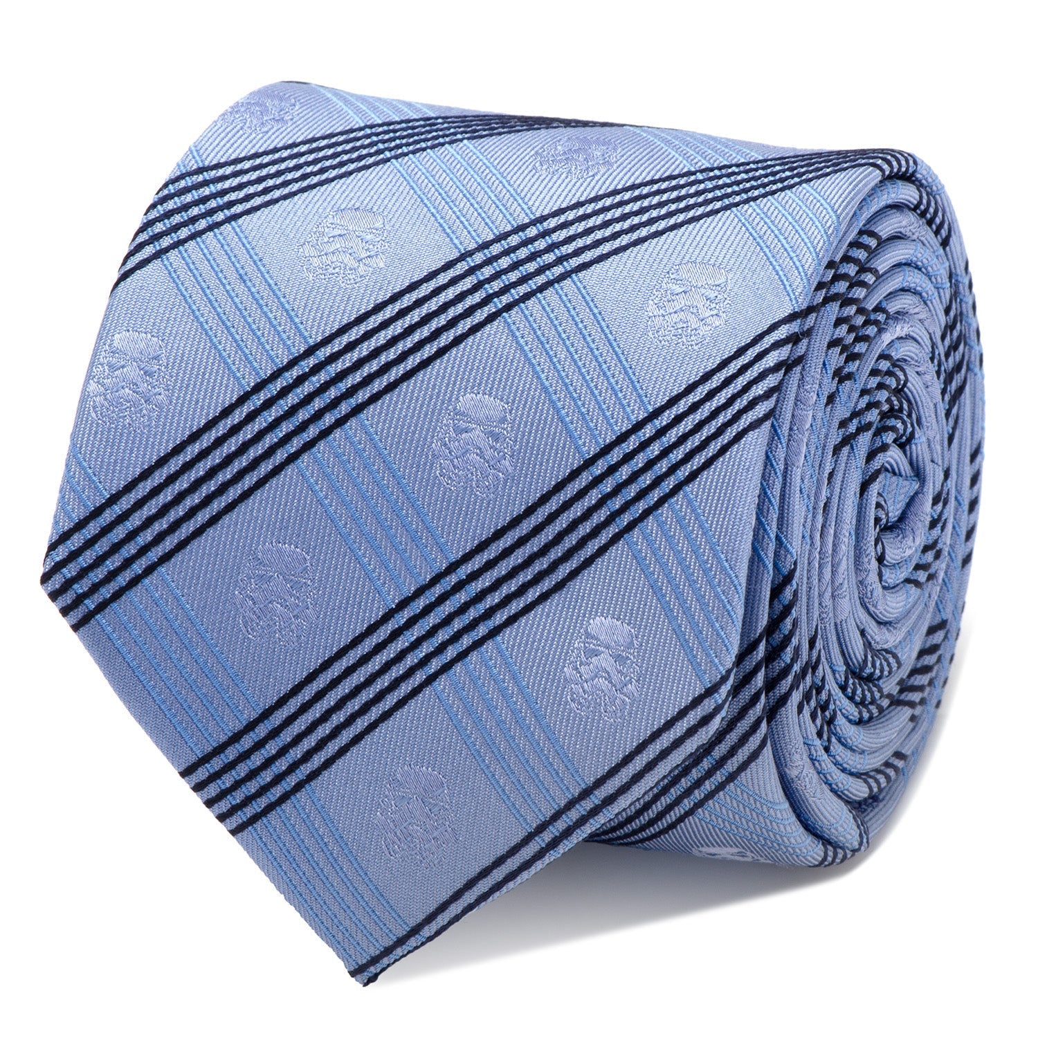 Star Wars Stormtrooper Blue Plaid Tie DestGlow