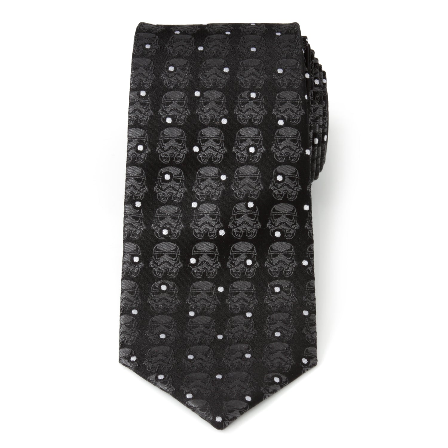 Star Wars Stormtrooper Dotted Black Tie by Cufflinks.com
