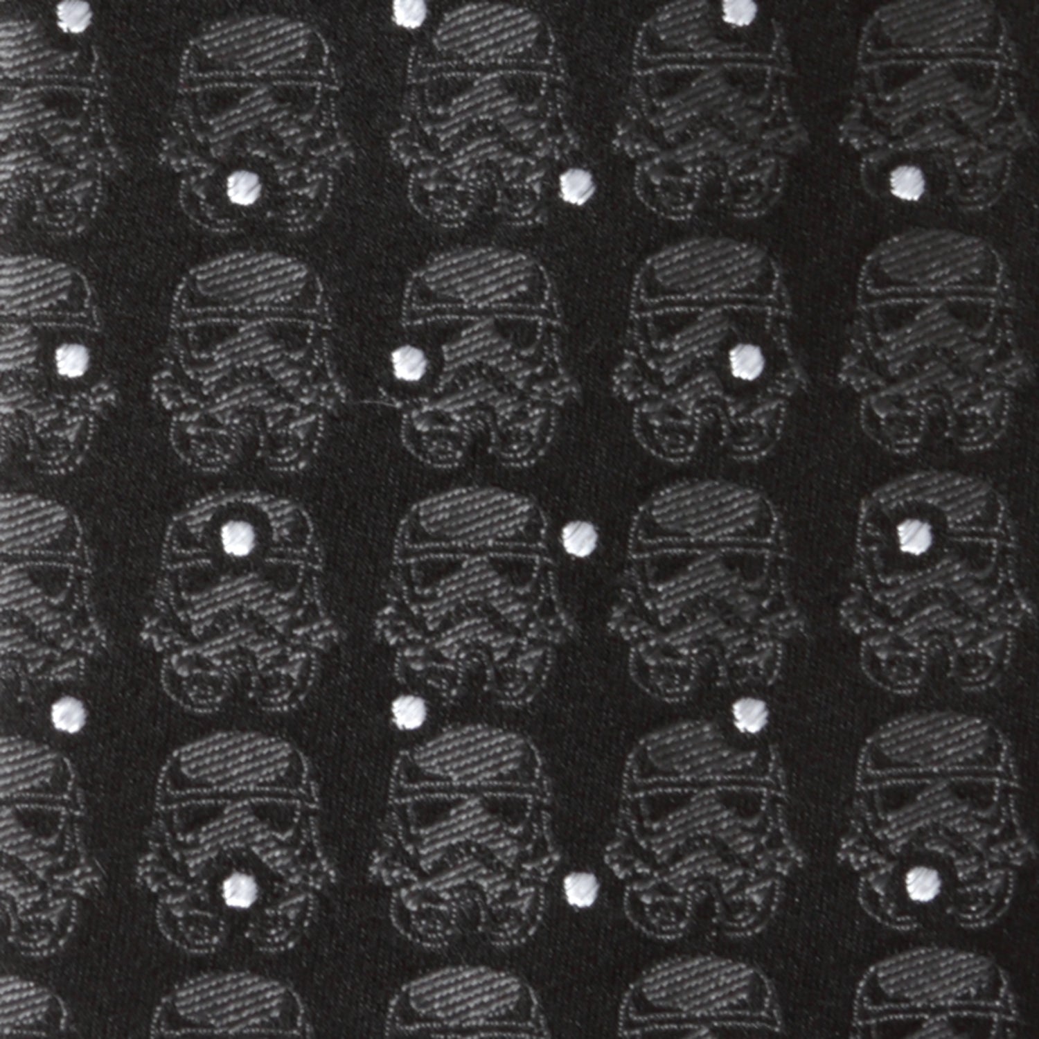Star Wars Stormtrooper Dotted Black Tie by Cufflinks.com