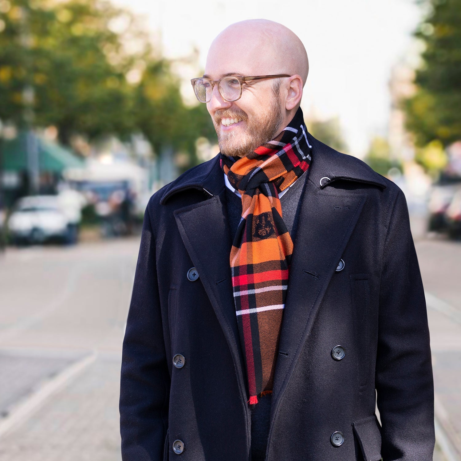 Star Wars Darth Vader Black Tartan Scarf by Cufflinks.com