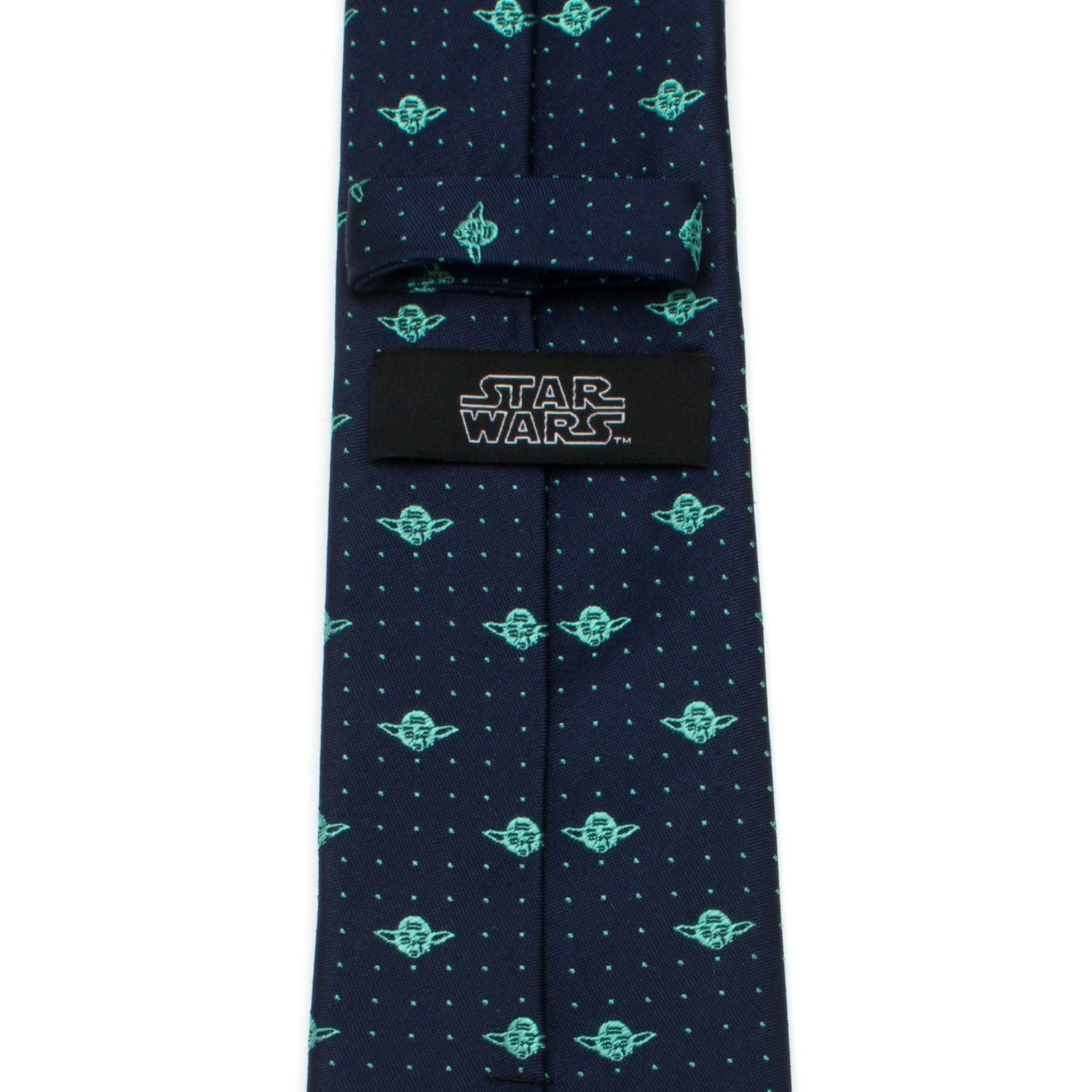 Star Wars Yoda Dotted Navy Tie by Cufflinks.com