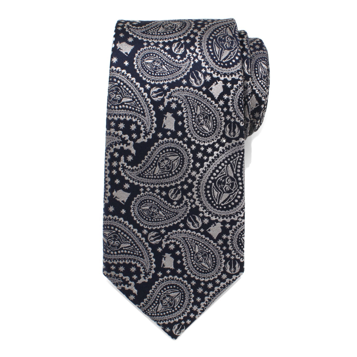 Star Wars Yoda Navy Paisley Tie by Cufflinks.com