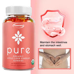 Pure Apple Cider Vinegar - Weight Management, Metabolism Boost, Fat Burning, Appetite Suppressant, Detoxification - 60 Gummies