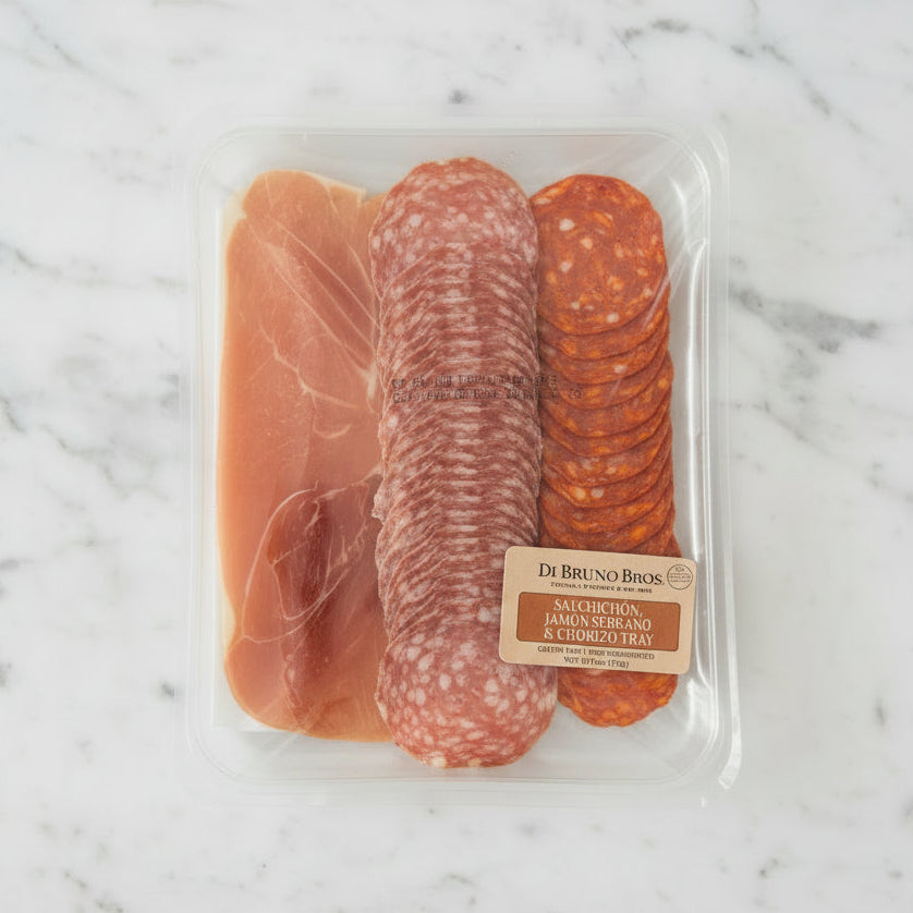 Salchichon, Jamon, and Chorizo Tray DestGlow