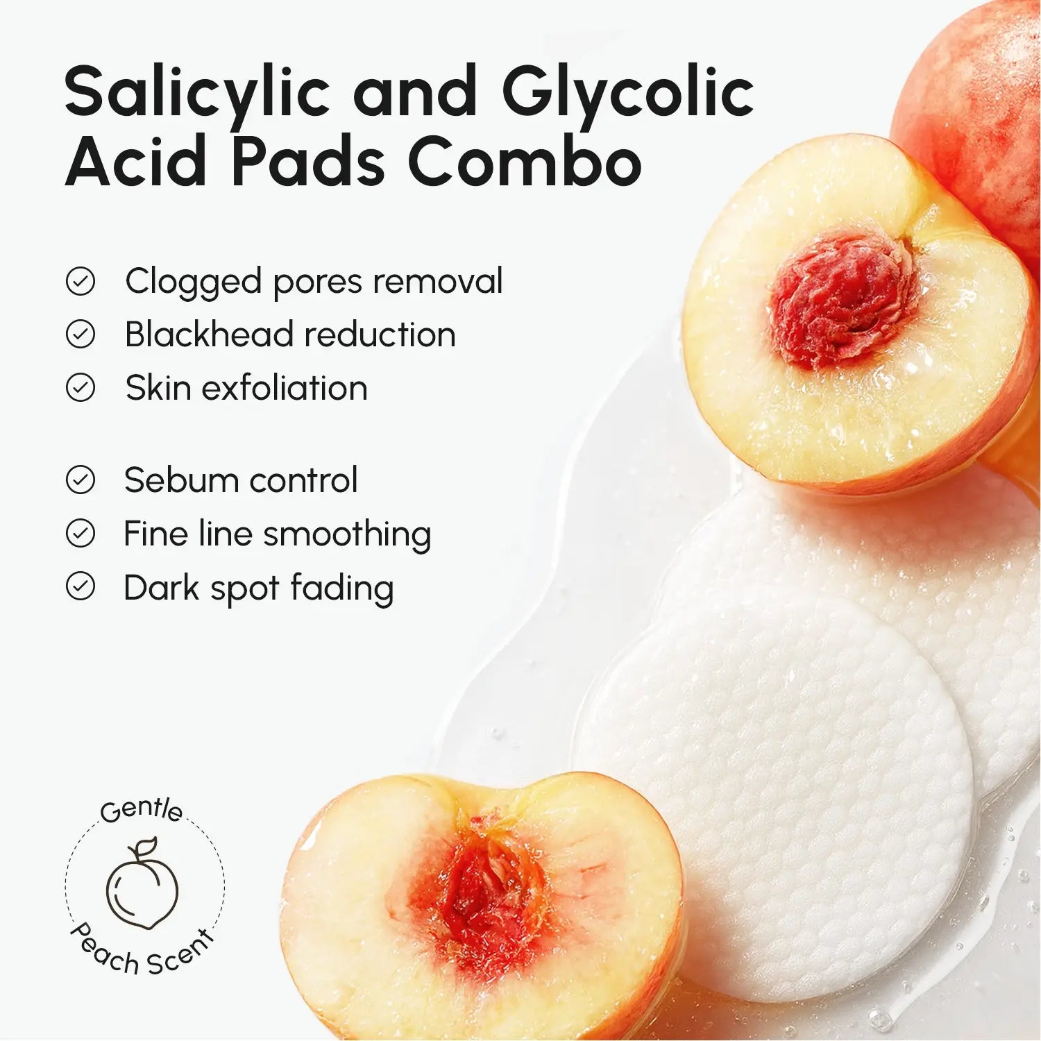 Glycolic & Salicylic Acid Peel Pads DestGlow