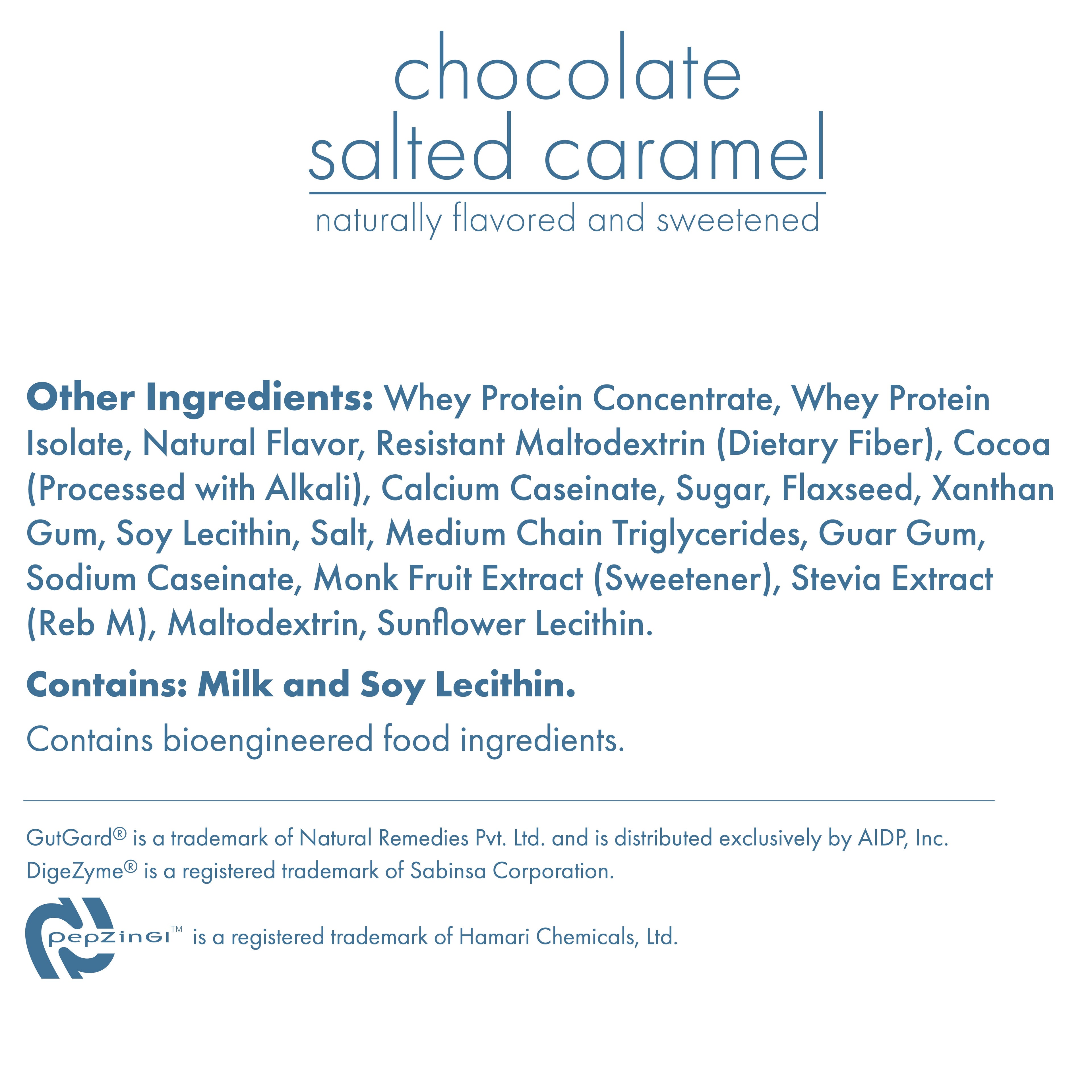30G Protein Chocolate Salted Caramel Biocare Dietary Beverage (14-Count) by Biocare
