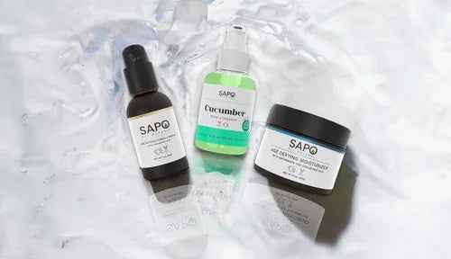 Sapo Hydrating Glow Kit – Cucumber Cleanser, Vitamin C Serum and Daily