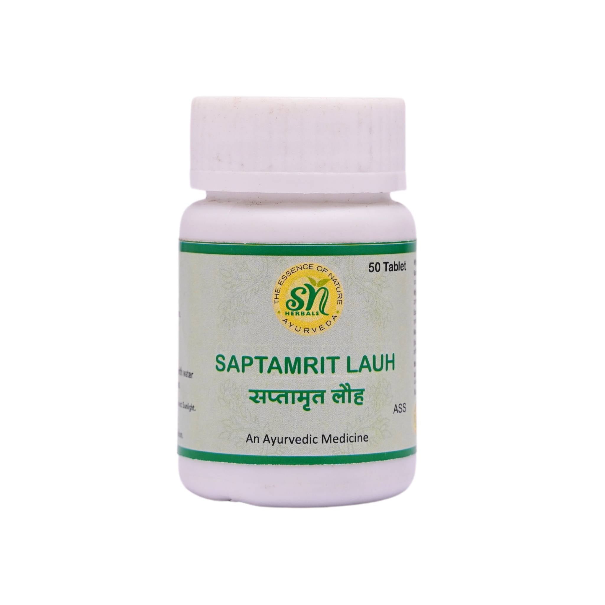SN Herbals Saptamrit Lauh Tablets