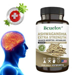 Ashwagandha Extract 3000 mg Root Anti-Stress Anxiety Supplement - Supports Better Sleep, Mood, Energy, 120 Capsules