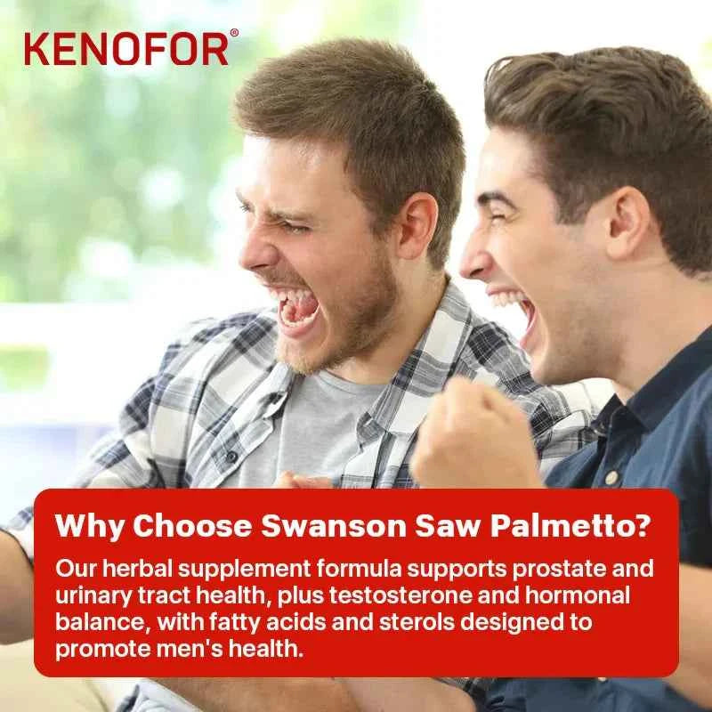 KENOFOR Saw Palmetto Extract Supplement - Supports Good Sleep, Prostate and Urinary Tract Health, Promotes Hair Growth