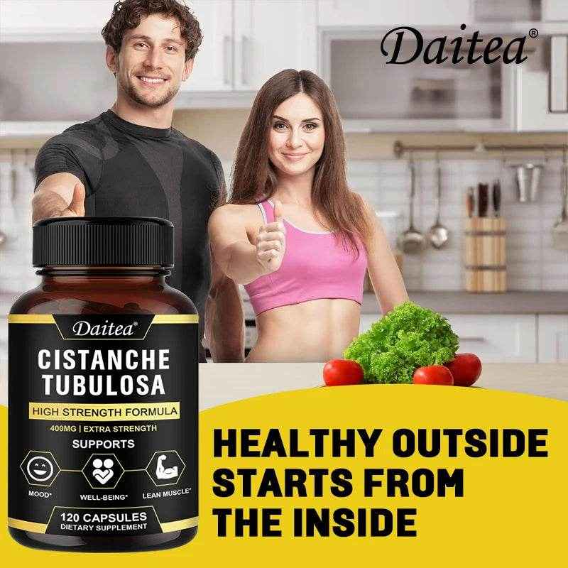 Cistanche Tubulosa Supplement 400MG - Mood, Endurance, Athletic Performance, Energy and Muscle Strength Support