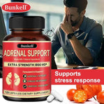 Adrenal Support Supplement – Releases Adrenal Fatigue, Cortisol Manager, Relaxes Stress and Anxiety, and Boosts Mood