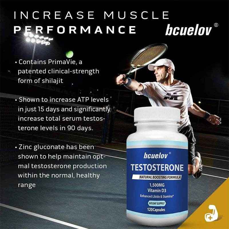 Vitamin D - Natural Endurance Supplement for Men, Muscle, Motivation and Strength, Anti-Fatigue