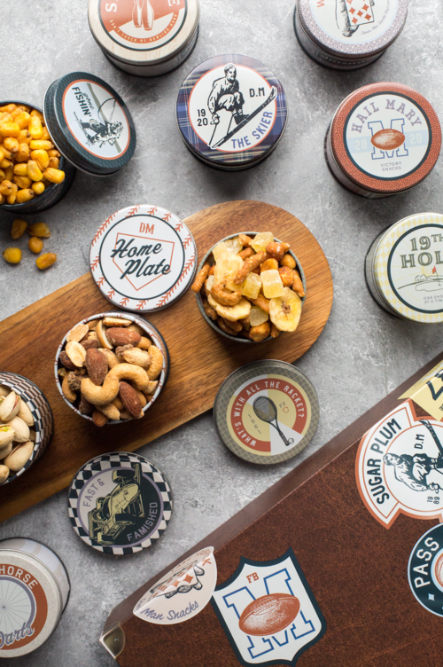 Bar Cart Snacks Gourmet Nut Gift Set for Men - 6 Cocktail-Inspired Flavors