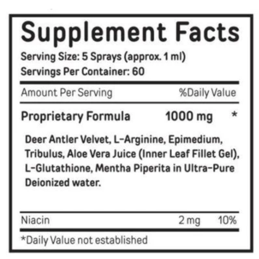 Bucked Up Deer Antler Velvet Spray – Natural Growth, Recovery & Performance Support