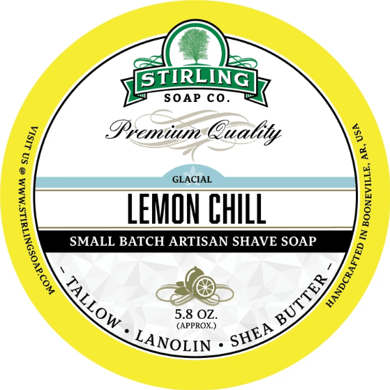 Stirling Soap Co. Glacial - Lemon Chill Shaving Collection by Pasteur Pharmacy