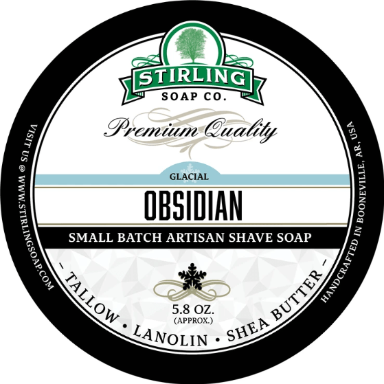 Stirling Soap Co. Glacial - Obsidian Shaving Collection by Pasteur Pharmacy
