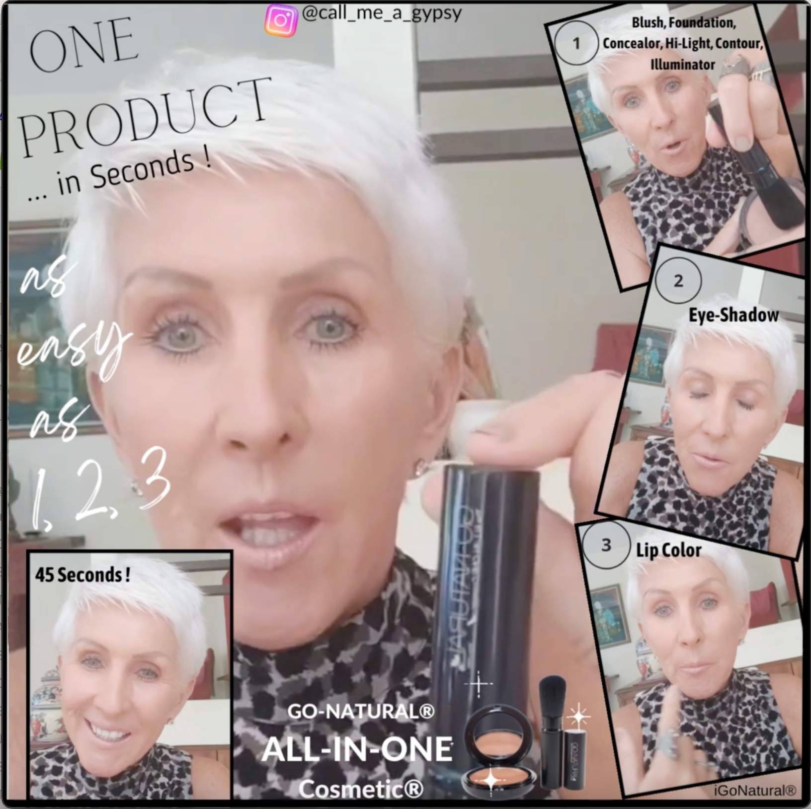 GO NATURAL® ALL-IN-ONE® Powder - Travel Gift Set