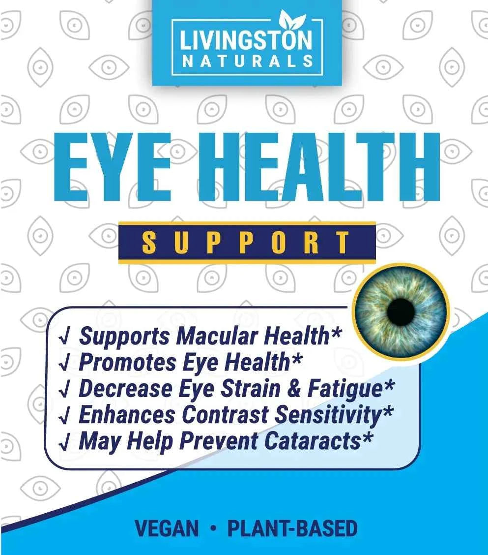 Organic Eye Health Support Tonic – Bilberry, Eyebright, Lutein & Zeaxanthin | Vision, Macular & Blue Light Defense