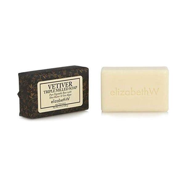 Elizabeth W Vetiver Triple Milled Bath Bar Soap 3.5oz by Pasteur Pharmacy