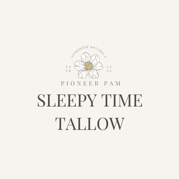 Sleepy Time Tallow: Sleep/Relaxation Support for Kids & Adults by Pioneer Pam