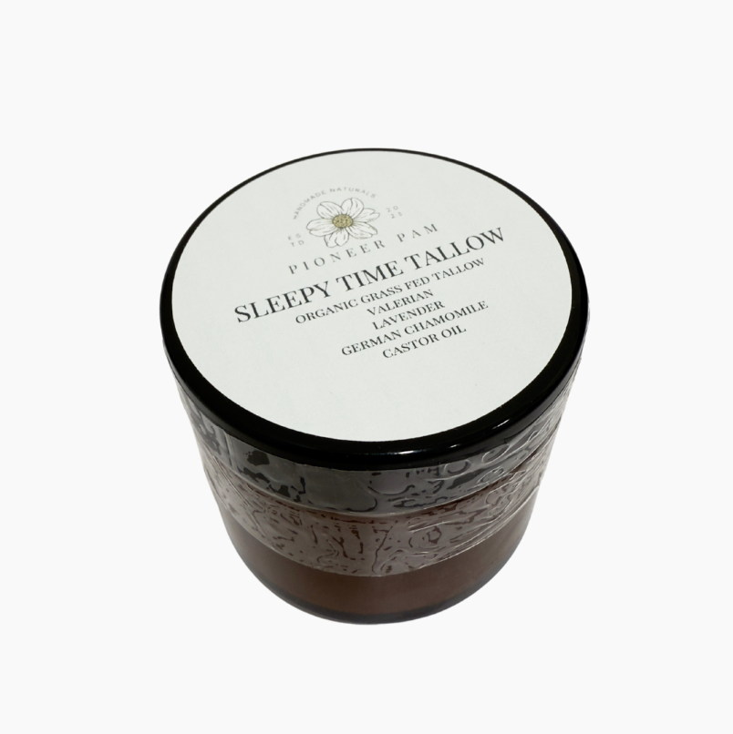 Sleepy Time Tallow: Sleep/Relaxation Support for Kids & Adults by Pioneer Pam