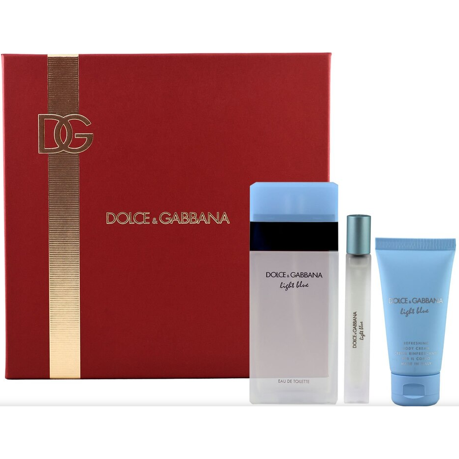 Dolce & Gabbana Light Blue 3-Piece Fragrance Gift Set for Women by Pasteur Pharmacy