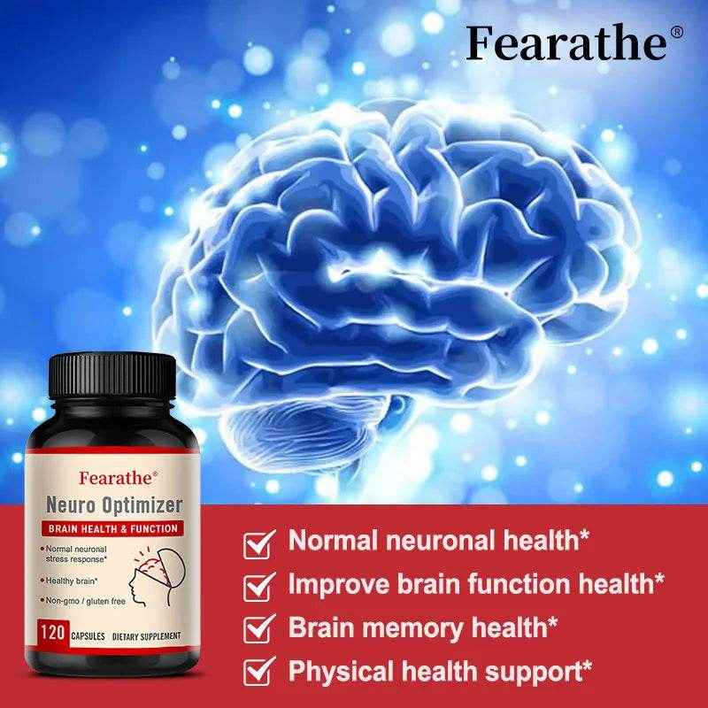 Neuro Optimizer - Supports Neurons & Normal Stress Response, Promotes Brain Health & Function, Antioxidant Support