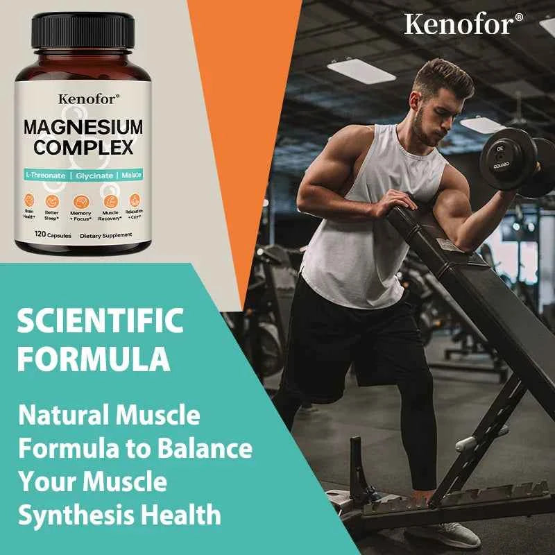 Triple Magnesium Complex - Brain & Sleep Health - L-Threonate, Glycinate, Malate