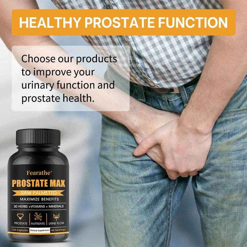 Saw Palmetto Extract, Vitamin & Mineral Supplement, Antioxidant, - Supports prostate health, urinary health and hair growth