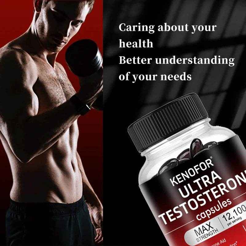 Male Strength Supplement - 12100mg Per Serving, Supports Energy, Endurance and Strength, Relieves Fatigue, Increases Muscle Mass
