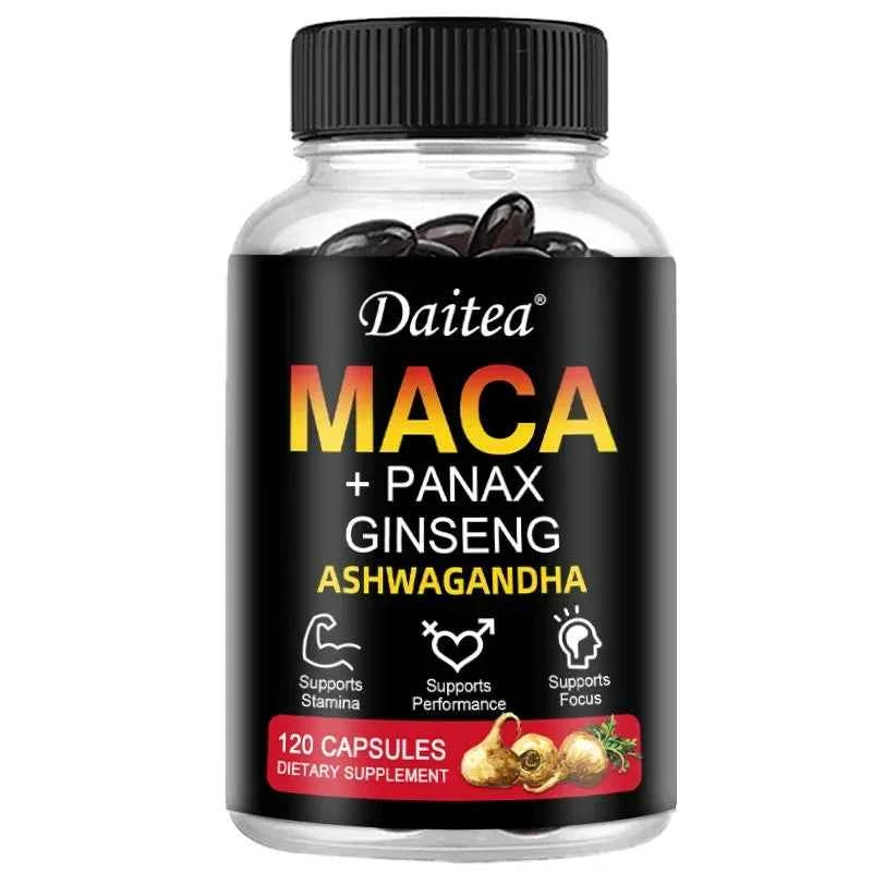 Red Ginseng & Ashwagandha Extract, Supports Energy, Endurance & Performance, Men&