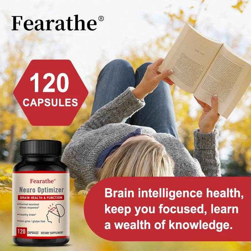 Neuro Optimizer - Supports Neurons & Normal Stress Response, Promotes Brain Health & Function, Antioxidant Support