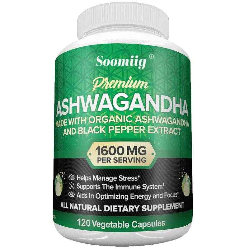 Organic Ashwagandha Veggie Capsules Purely organic energy support, stress relief, and enhanced sleep.