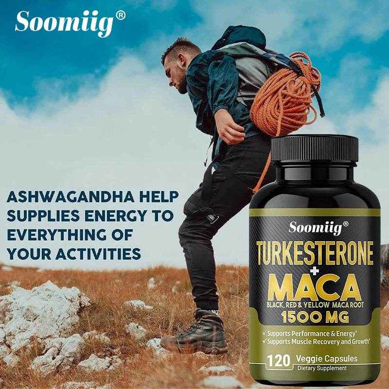 Endurance Supplement for Men - Supports Athletic Performance, Muscle Repair and Growth, Strength, Vitality and Overall Health