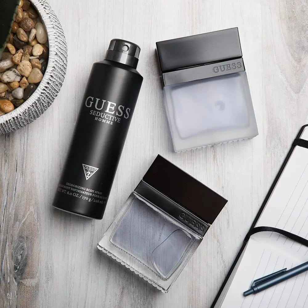 Seductive Homme By Guess For Men 4Pcs Set EDT Spray