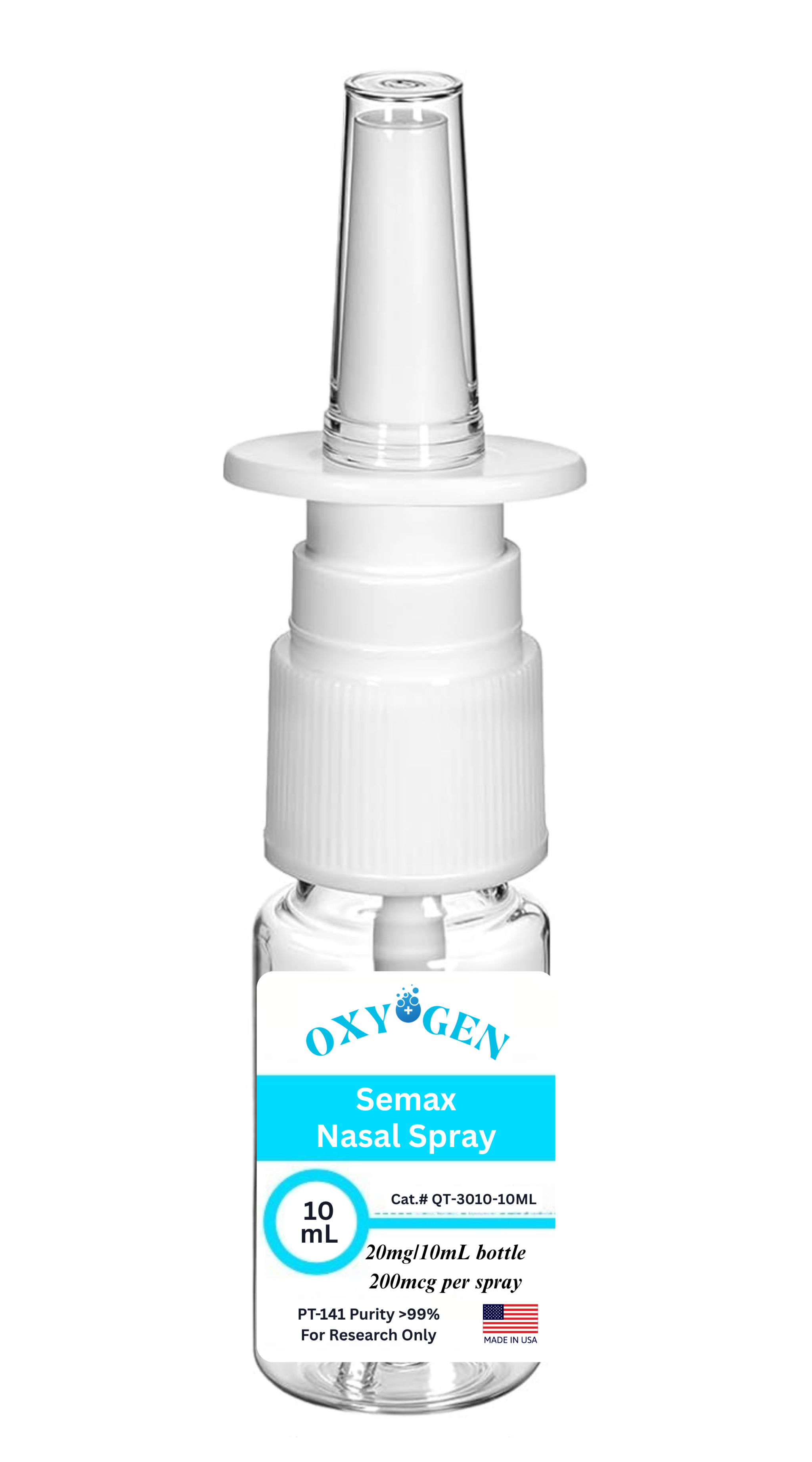 OxyGen® Semaxx & Selank Nasal Spray (20mg/10mL)