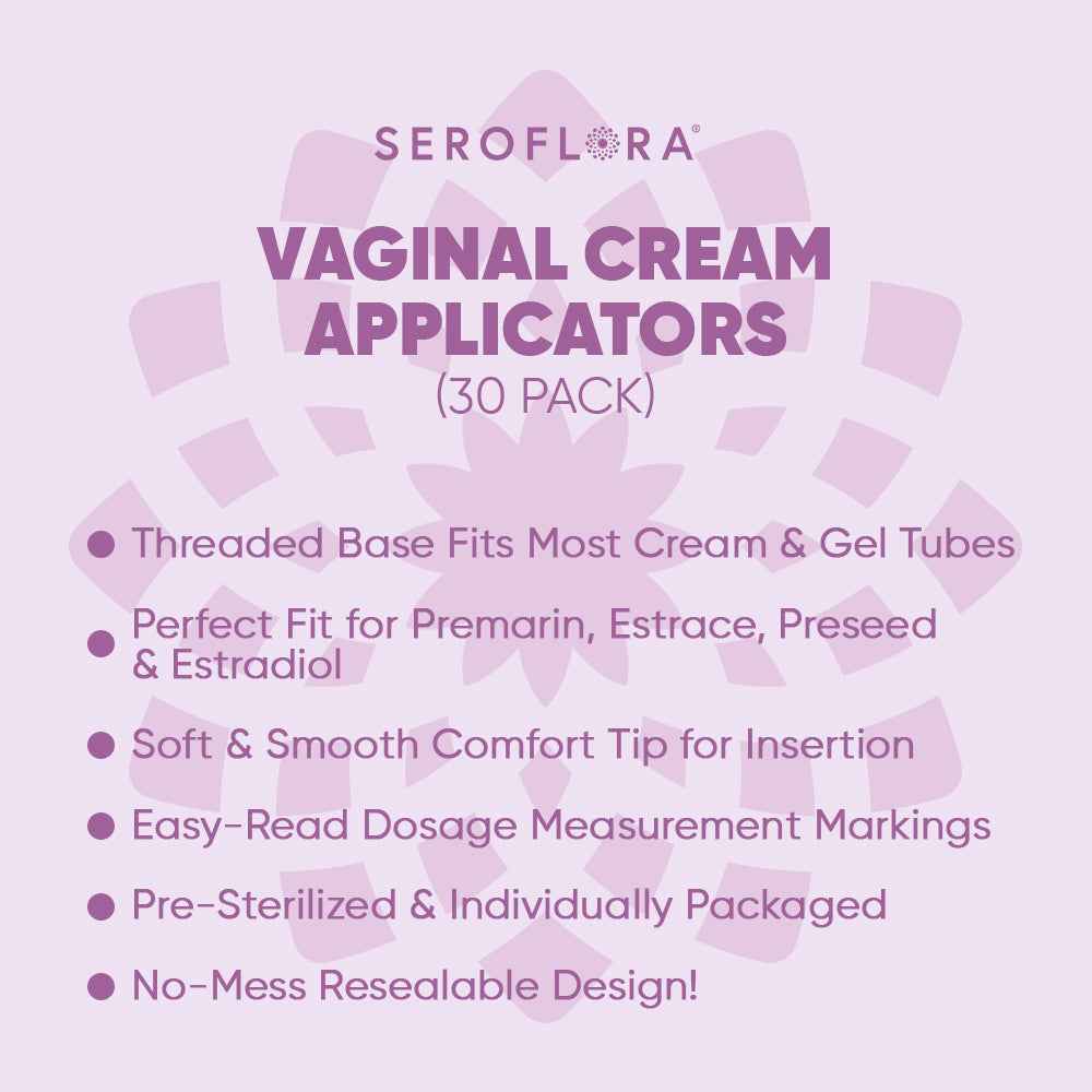 Disposable Vaginal Cream Applicators for Premarin, Estrace & many others (30ct)