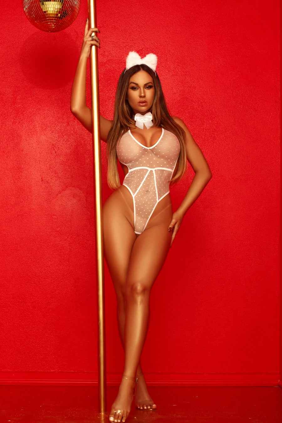 Sexy Bunny 3 Piece Lingerie Set - DestGlow