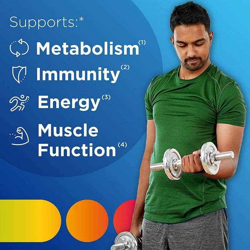 Centrum Multivitamin for Men and Mineral Supplements, Energy Support, Muscle Mass, Immune System, Antioxidants