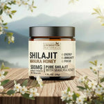 Pure Shilajit Resin with Manuka Honey | Premium Energy, Immunity & Vitality Blend