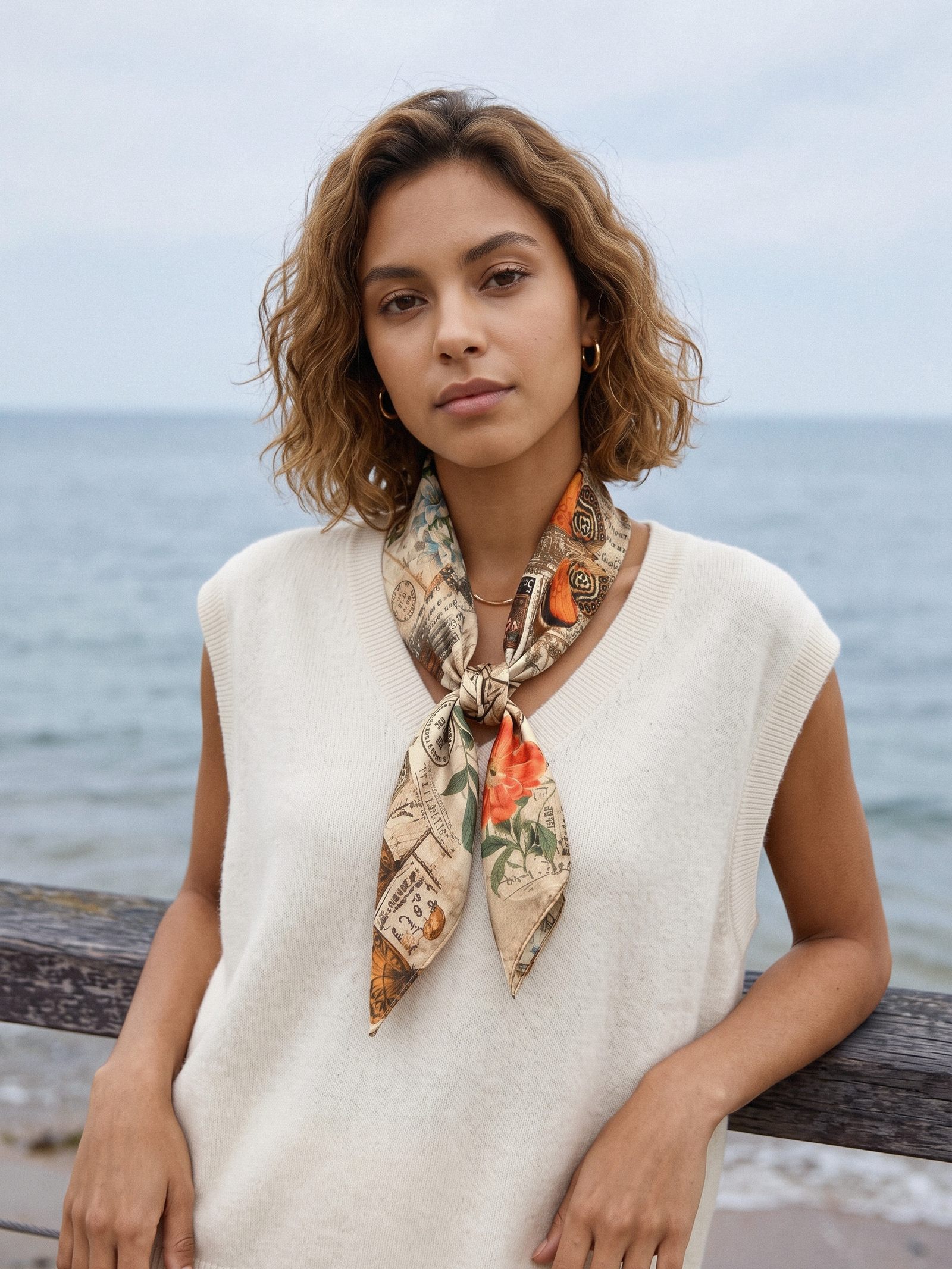 Airy Silk Cotton Everyday Scarf