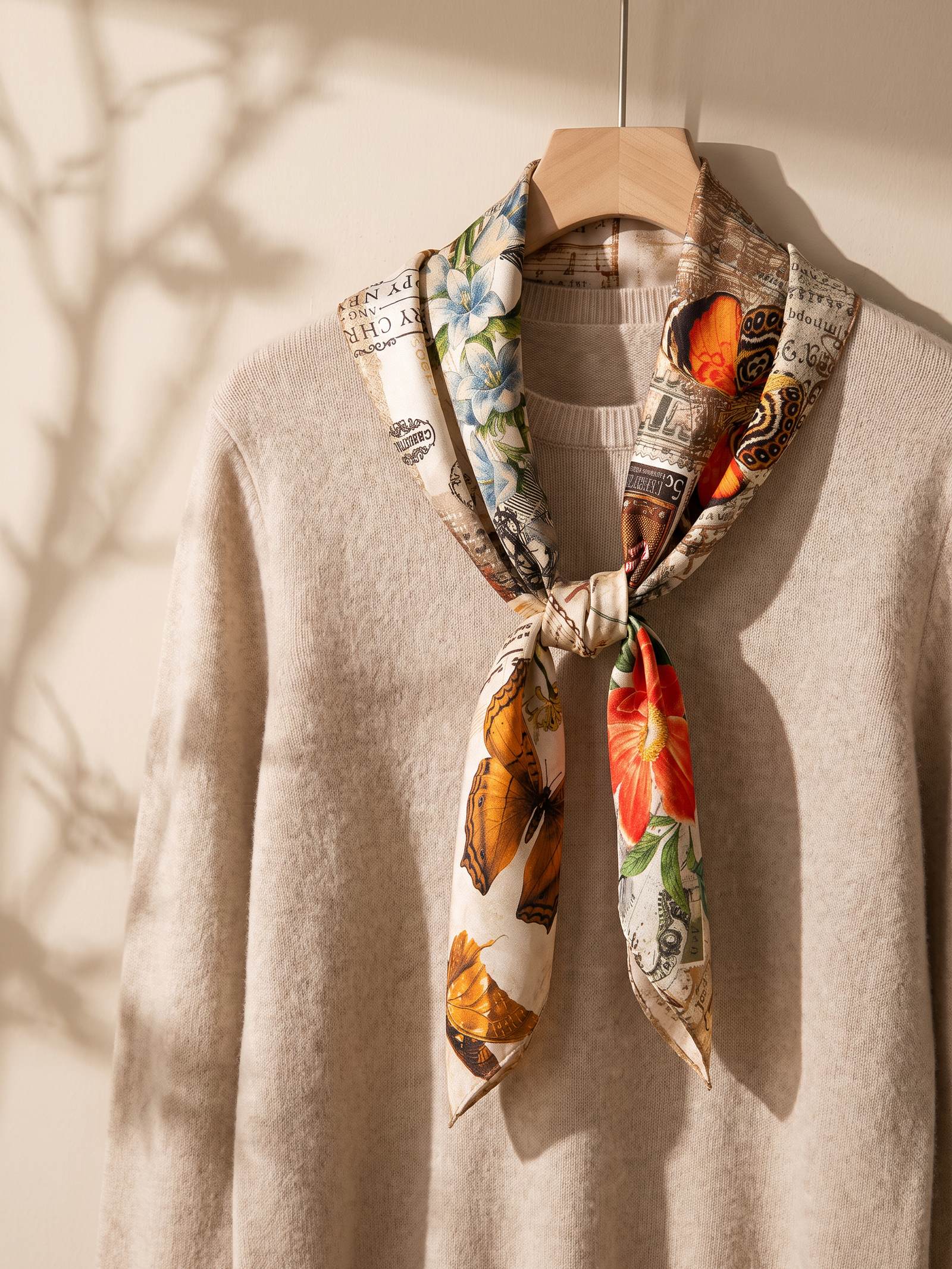 Airy Silk Cotton Everyday Scarf DestGlow