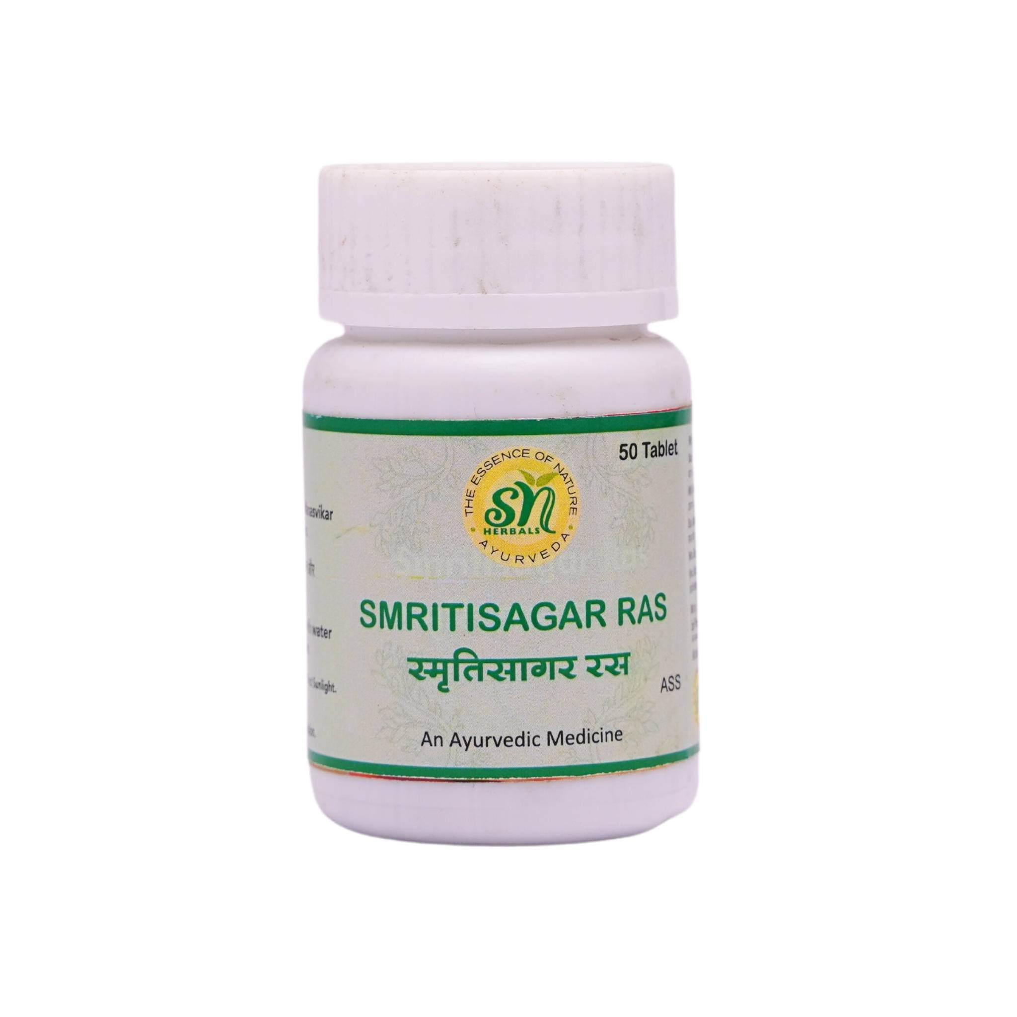 SN Herbals Smritisagar Ras Tablets