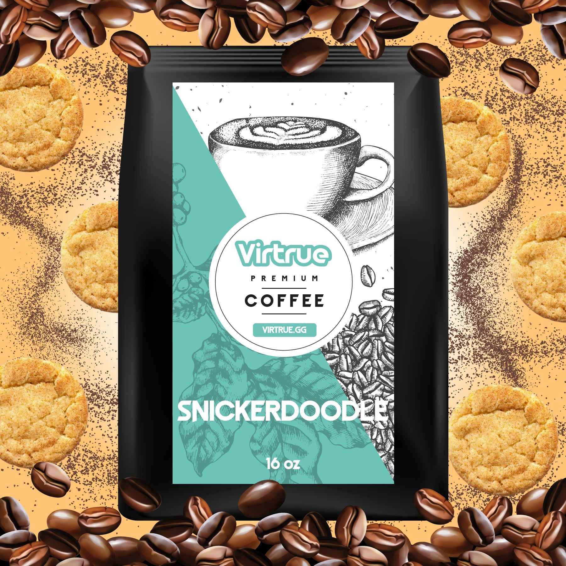 Snickerdoodle Flavored Coffee – 16oz | Virtrue Premium by Virtrue