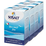 SoSalt, 12 pack x 1 kg Fine Natural Sea Salt, (35.3 oz)