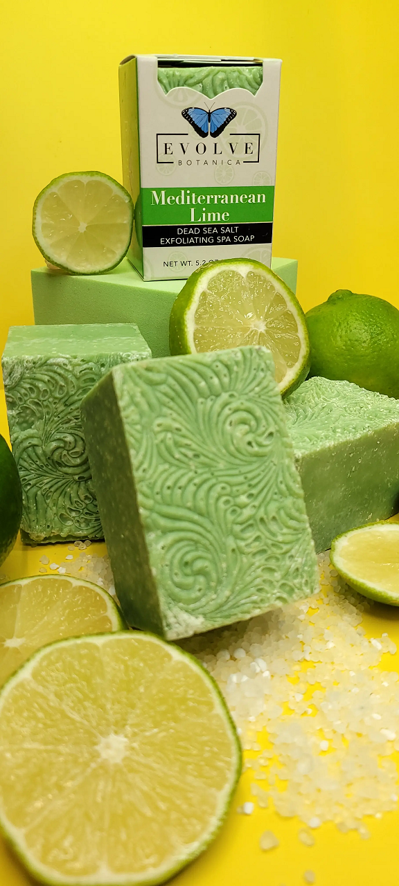 Specialty Soap - Mediterranean Lime Salt Bar